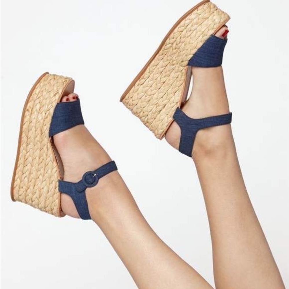 Like New!! • Sz 9 • Dolce Vita Platform Espadrille Wedge Sandals